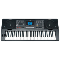 Teclado Electrónico Portátil Profesional OEM de Fábrica al por Mayor MK-812 de 61 Teclas con Pantalla LED, 128 Tonos y 200 Ritmos para Música