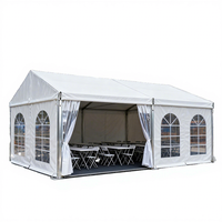 Petite Tente de Réception de Mariage 36 Mètres Carrés – Tentes de Cérémonie pour Jardin, Réception Temporaire ou Stockage, Chapiteaux Tental