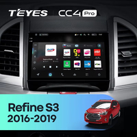 TEYES CC4 PRO para JAC Refine S3 2016 - 2019 CarPlay Android Auto 2DIN Autoradio Reproductor Multimedia Estéreo para Auto