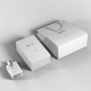 Caja de regalo de perfume deslizante de cartón de lujo con logotipo personalizado de fábrica, para botellas de vidrio de 10 ml y 50 ml, con papel de regalo. - Product Image 2