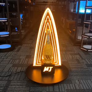 Tùy chỉnh <span class=keywords><strong>Acrylic</strong></span> LED tầng thường vụ may hiển thị đứng cho quảng cáo trong Bar khách sạn hộp đêm bên - Product Image 6