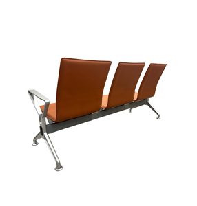 Chaise d'attente publique multi-scènes pour aéroport |   Revêtement en cuir |   Structure métallique robuste - Product Image 6