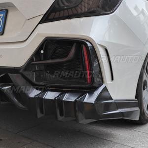 Pour Honda Civic Type R Mugen 10e génération berline : Lame de pare-chocs arrière, séparateur, diffuseur, spoiler, garniture d'angle de pare-chocs, pièce de modification - Product Image 5