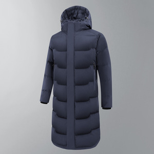 Veste mi-longue unisexe grande taille pour l'hiver, imperméable, 90% duvet de canard, épaisse, à capuche, style sport, pour parents et enfants - Product Image 3