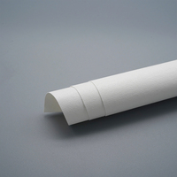 Rouleau de papier peint en vinyle PVC à texture tissu, revêtement mural imprimable artistique 280 g/m² pour la décoration de chambres, salons et bureaux