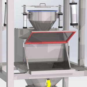 Descargador de bolsas a granel automático industrial personalizado, equipo de descarga de bolsas de toneladas para sistema de Desembalaje de polvo de carbón de cal - Product Image 5