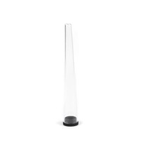 Tube conique en plastique à faible MOQ, coloré, 115 mm, résistant aux enfants, pour emballage en papier