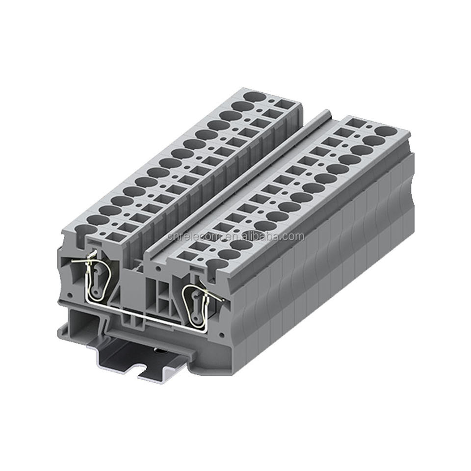 Spring Rail Terminal Block Din Rail Spring Terminal Blocks Spring Cage Terminal Block| Alibaba.com