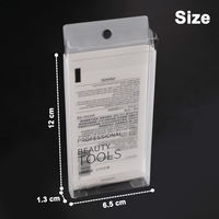 Boîte d'emballage personnalisée transparente pour cosmétiques et soins de la peau en PET, PVC, PP, boîte en acétate, boîtes imprimées