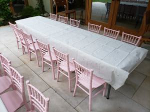 Chaises Chiavari en résine plastique rose pour enfants, pour fête d'<span class=keywords><strong>anniversaire</strong></span> - Product Image 5