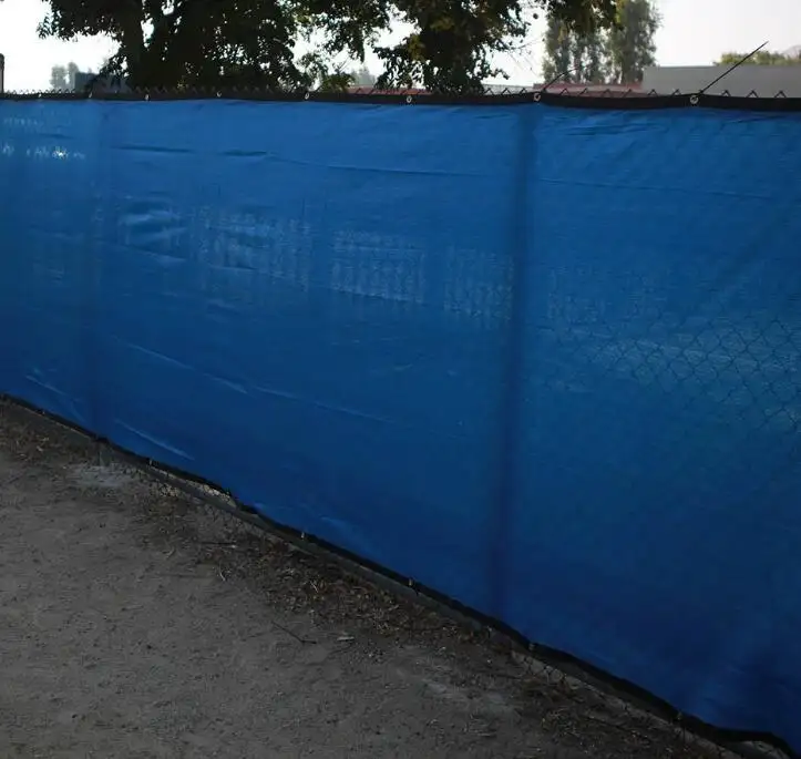 Dark green Privacy fence screen shading net hdpe windbreaker fencing shade mesh