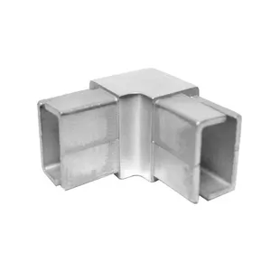 T-18 New Products Environment-Friendly Square/Round Tube Teel Pipe Lost Wax Casting Elbow Handrail Connector