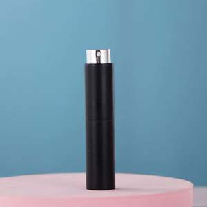 Flacon vaporisateur de parfum miniature rechargeable de 8 ml, en aluminium, avec mécanisme rotatif, 100 pièces, impression sur écran - Product Image 3