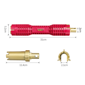 Multifunzionale Strumento Chiave per la Cucina Bagno Tubo di Acqua Doppio Fine Extra-lungo di Disegno Strumenti Chiave Non Nominale Imperiale (pollici) - Product Image 2
