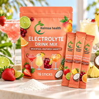 Complément d'hydratation à marque privée d'usine, électrolytes, sachets de poudre pour boisson hydratante