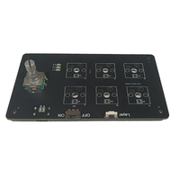 Teclado PCBA Programable, Mini Teclado Numérico de 6 Teclas, Codificador Rotatorio USB BLE para Comercio, Conferencias, Juegos, OEM, ODM