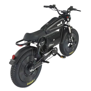Himoto Nueva Bicicleta Eléctrica Retro Blanca de 60v 45ah con Batería de Litio, Sin Llave, NFC, para Desplazamientos Urbanos, Personalizable, con Neumáticos Anchos, Negra, Walfisk SK-2 Himot - Product Image 5