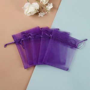 Hot Sales Verpackung Organza Schmuck <span class=keywords><strong>Mesh</strong></span> Bag Geschenk Net Bag 25*30cm Seiden schmuck Verpackung 15x23 Organza Bag Mit Custom Logo - Product Image 3