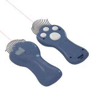 Cat Massage Brush Pet Grooming Brush Comb with laser toy