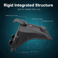 Support de tablette en plastique FACEYES, organiseur de rangement, compartiment de rangement pour Can-Am Defender HD5 HD8 M&X UTV ATV, support pour appareils électroniques