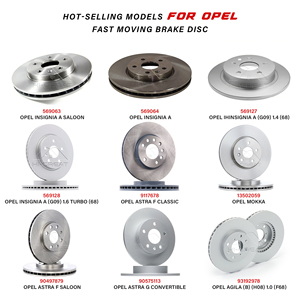Disco del freno ad alte prestazioni per applicazioni impegnative durabilità 93192978 per Opel ADMIRAL B SUZUKI SPLASH EX - Product Image 4
