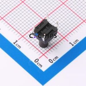 UK-B02123-G9.5-250 Tactile Switch DIP-4P,6.2x6.2mm Switch 2.5N 6.15mm 6.15mm 9.5mm - Product Image 2
