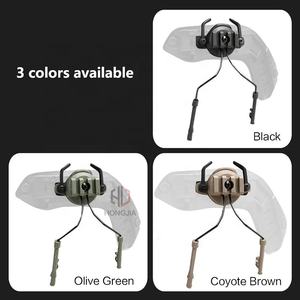 Soporte de auriculares ajustable de ángulo 360 adaptador de soporte de riel ARC para casco táctico de deporte al aire libre - Product Image 5