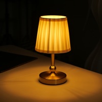 Lampe de chevet de bureau rechargeable, lampe de lecture pour restaurant, hôtel, bar, décoration de chambre à coucher, lampe de table LED sans fil, capteur tactile