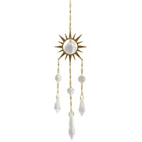 Attrape-soleil en cristal, carillon éolien, décoration de fenêtre arc-en-ciel pour la guérison spirituelle, la méditation et la décoration de jardin