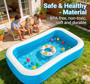 Piscina Inflable para Niños de PVC, Plegable, Impermeable, para Adultos y Niños, Uso Doméstico y en Exteriores, Modelo SC-01 - Product Image 2