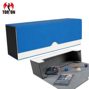 Boîte de rangement pour cartes de jeu <span class=keywords><strong>Yu</strong></span>-<span class=keywords><strong>Gi</strong></span>-<span class=keywords><strong>Oh</strong></span>! TCG de grande capacité en PU de haute qualité Torson 600+ - Product Image 1