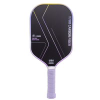 Raquette de pickleball complète en fibre de carbone T700, texture mate, pour enfants et adultes