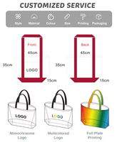 12 oz Dicke Baumwollstofftasche mit großem Fassungsvermögen, individuell gestaltbare, umweltfreundliche Canvas-Tragetasche mit langen Henkeln