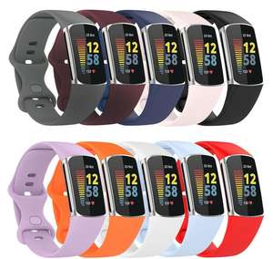 <span class=keywords><strong>Bracelet</strong></span> en silicone souple pour <span class=keywords><strong>Fitbit</strong></span> Charge 5, <span class=keywords><strong>bracelet</strong></span> de remplacement pour montre intelligente - Product Image 2