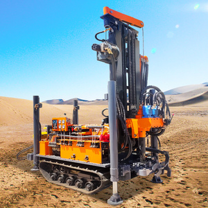 RLD160 휴대용 크롤러 공압 물 우물 드릴링 리그 160m 깊은 유압 지하 DTH 해머 시추공 드릴링 머신 - Product Image 1