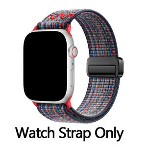 Bracelet de montre en nylon respirant Upro avec boucle magnétique tressée pour Apple Watch Série 10 9 8 7 6 5 Montres intelligentes - Product Image 2