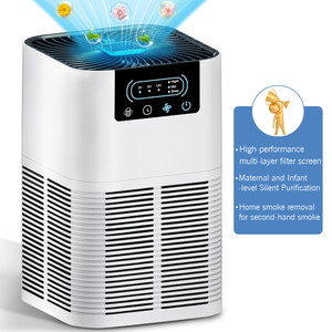 <span class=keywords><strong>Purificateur</strong></span> <span class=keywords><strong>d</strong></span>'<span class=keywords><strong>air</strong></span> portable avec filtre HEPA véritable, design compact, modes Sommeil/Moyen/Haut, 12V DC avec certifications <span class=keywords><strong>CE</strong></span> RoHS FCC - Product Image 2