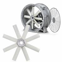 Pale de ventilateur axial PAG à angle réglable P3-PAG, pale de remplacement haute résistance pour ventilateur d'évacuation industriel