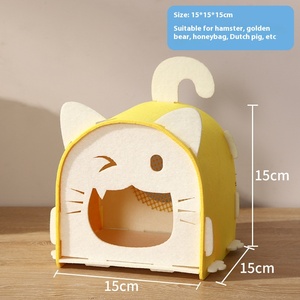 Nueva CASA DE ESCAPE Universal grande de fieltro sólido holandés para conejos bebés conejillos de indias hámsteres cuatro estaciones carcasa de animales pequeños - Product Image 4