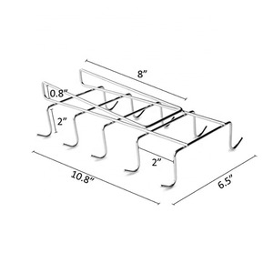 Kim loại 10 móc cà phê <span class=keywords><strong>cup</strong></span> <span class=keywords><strong>Tea</strong></span> <span class=keywords><strong>Cup</strong></span> Mug chủ dưới kệ Mug <span class=keywords><strong>Cup</strong></span> Hanger phòng tắm nhà bếp Organizer treo Rack chủ - Product Image 2