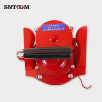 Alarma Manual de Incendio LK-100 con Manivela, 120dB Súper Fuerte, Ligera, de Aleación de Aluminio Resistente a la Intemperie, Alarma Manual de Emergencia contra Humo