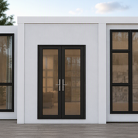 Conteneur d'expédition en acier détachable personnalisable de 20 pieds, design moderne, étanche, résistant au vent, pour salon/appartement, garantie 2 ans