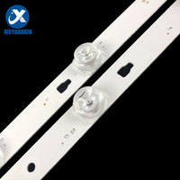 LED Bande Lumière TV LED Rétro-Éclairage De Bande Pour JVC 55 pouces LED55D07A-ZC14CG-02 LED55D07B-ZC14CG-02 LCD TV Rétro-Éclairage