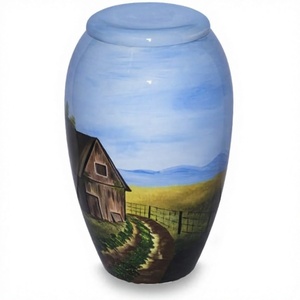 Good Selling Wholesale Cremation Urn Country <b>Road</b> Adult Cremation Urn for Ashes - Product Image 1
