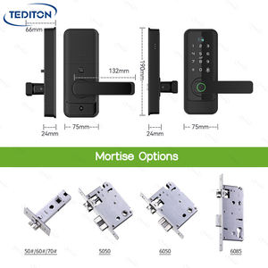 Cerradura Inteligente Universal Tediton para Puerta, con Contraseña, Sin Llave, Huella Digital, Cerradura Digital Inteligente para el Hogar, Cerradura Inteligente - Product Image 6