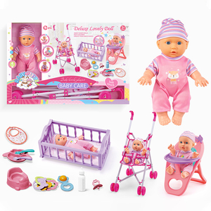 9 Inch 4 Sounds Baby <strong>Doll</strong> Accessories Set Baby Silicone Reborn Dressing Girl <strong>Dolls</strong> Pretend <strong>Play</strong> Toys for Kids Girls Baby Toy - Product Image 3