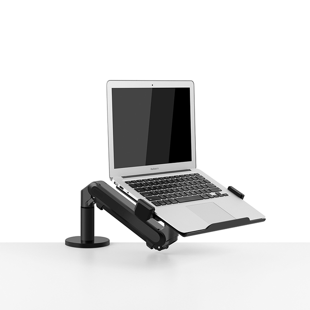 Factory OEM Upergo Hot Selling Metal Height Adjustable Gas Spring Mount Stand Aluminum Surface Multiple Use Computer LCD Home