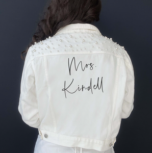 Manteau en jean délavé ample brodé de perles pour femme, idéal pour la randonnée ou les mariages – Vente en gros - Product Image 3