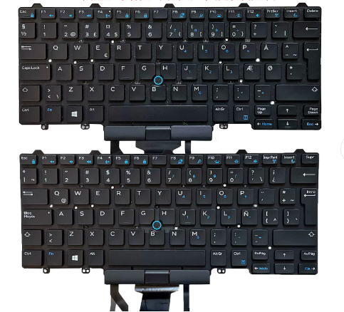Wholesale Laptop Replacemewnt Keyboard for Dell Latitude5450 5470 5480 7450 7470 7480 5490 US SP LA Spanish Teclado Backlit
