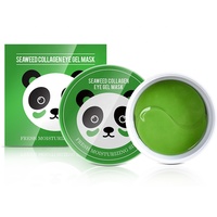 Patchs de gel hydratants doux coréens pour les yeux, masque en gel de collagène noir anti-rides et anti-âge sous les yeux